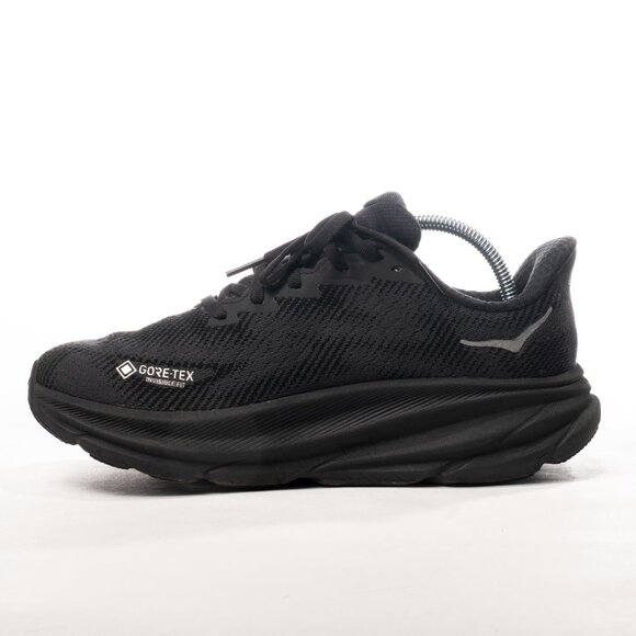 Size 7 - Hoka One One HOKA Clifton 9 GORE-TEX 2024 Triple Black W - Picture 5 of 10